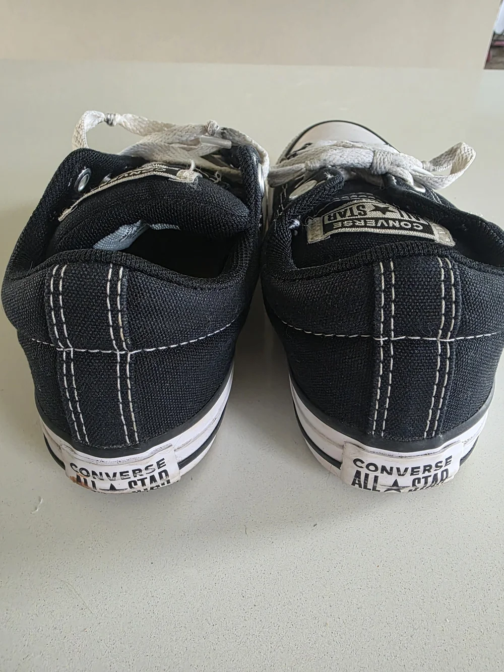Converse Kids Black and White Low Top Sneakers